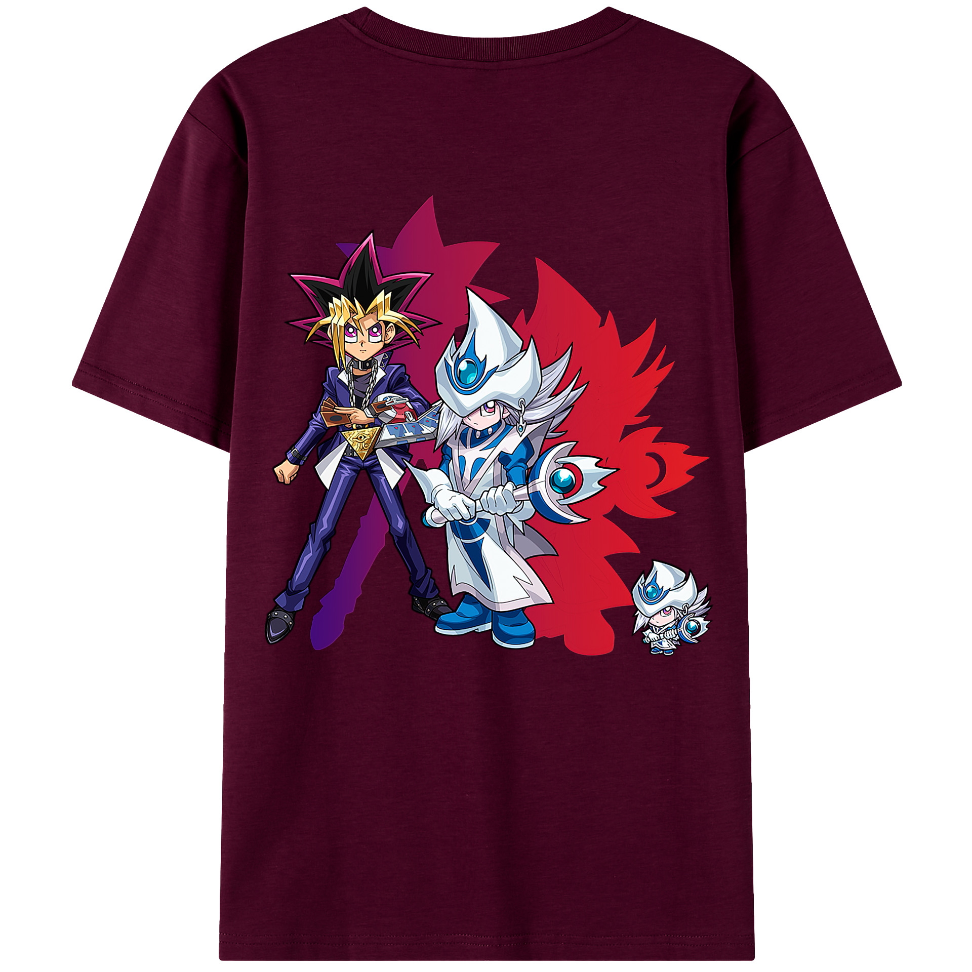 （画像用） 遊☆戯☆王 Yu-Gi-Oh! レディース半袖Tシャツ(バックプリント)